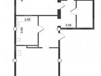 3-к квартира, 120 м², 2/15 эт.