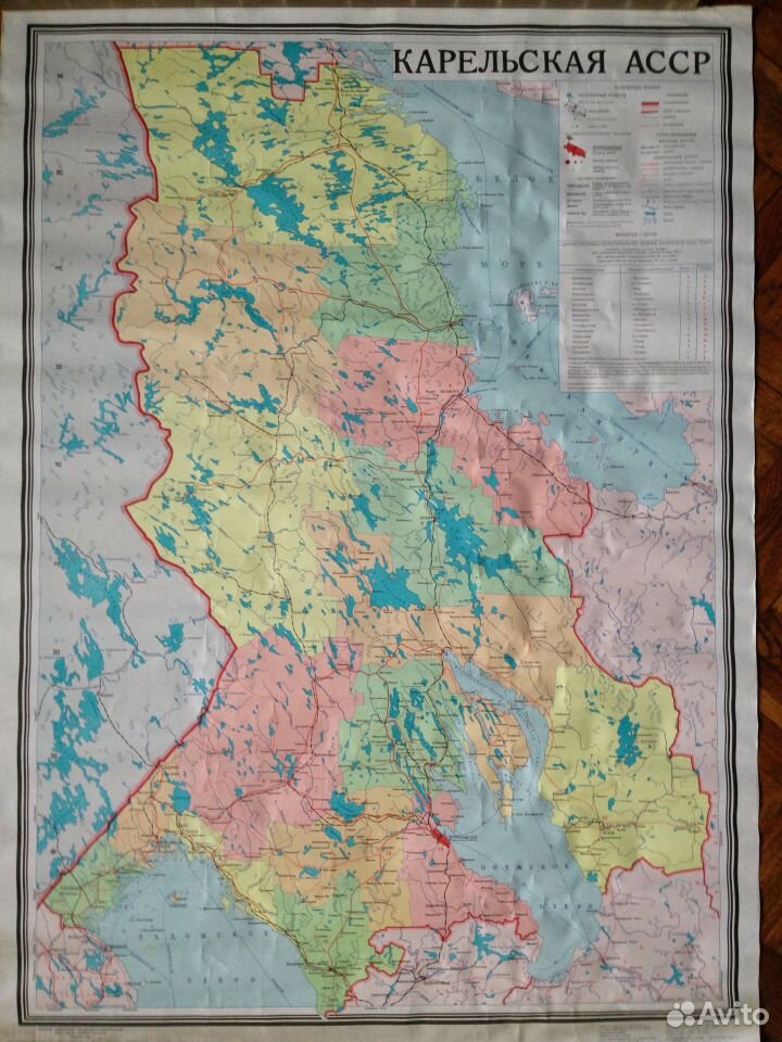 Карелия республика на карте