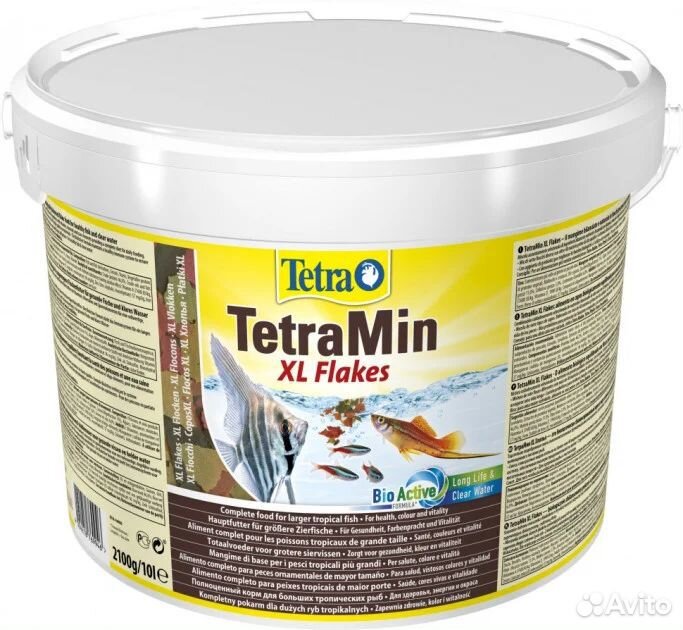 Корм для рыб Tetra TetraMin XL Flakes купить на Зозу.ру - фотография № 1