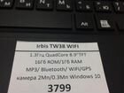 Планшет ноутбук irbis TW38 объявление продам