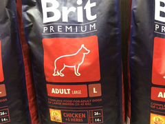 Корм для собак Brit Premium курица 15кг