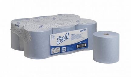 6692 бумажные полотенца салфетки В рулонах scott