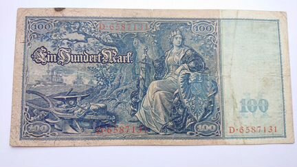 Продам 100 марок 1910 года Германия