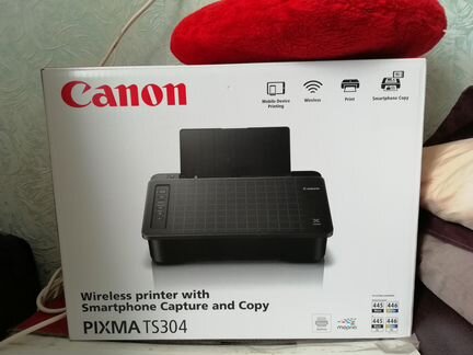 Цветной фотопринтер Canon Pixma TS304