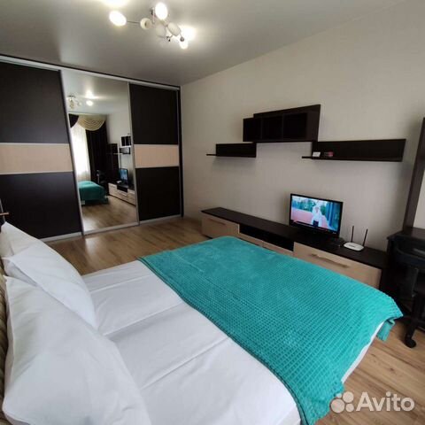 

1-к. квартира, 38 м², 2 кровати
