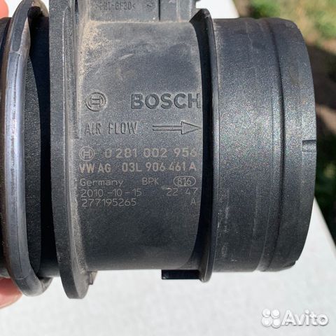 Дмрв расходомер VAG 03L906461A