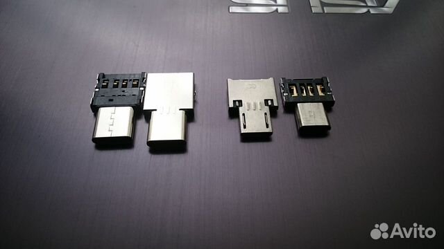 Адаптеры OTG. Type-C - USB и Micro Usb - USB для п