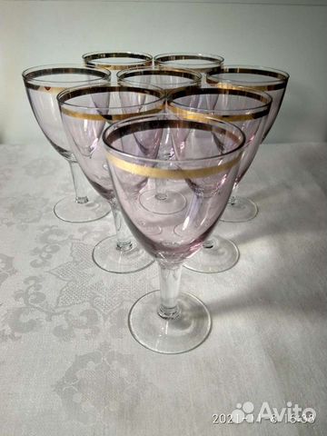 Фужеры,Рюмки,стопки цветное стекло,70-80гг