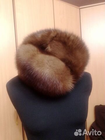 Новая мужская шапка из соболя