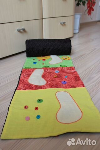 Детский массажный коврик ручной работы