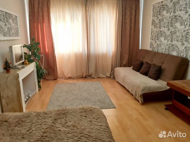 

1-к. квартира, 45 м², 2 кровати