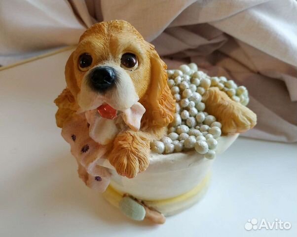 Фигурка копилка собачка