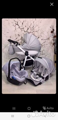 Коляска 3 в 1 адамекс бу