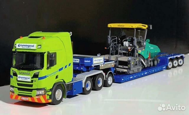 1/50 Scania трал низкорамник Nordic Crane Kinnisru