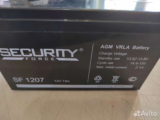 Аккумулятор для бесперебойника и охранной сигнализ