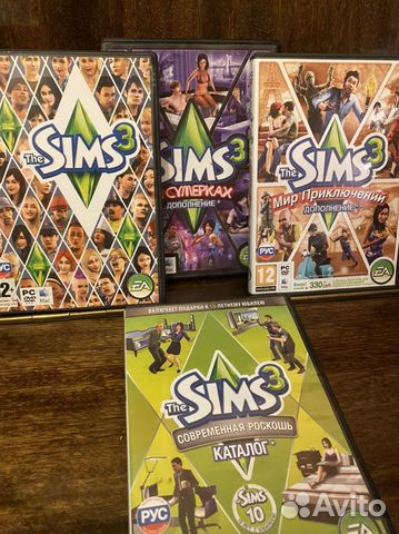 Sims 3 оригинал + 3 дополнения