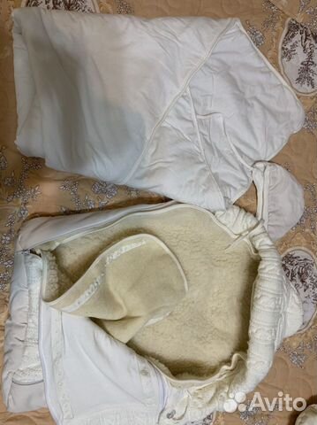 Детский зимний конверт и демисезонный