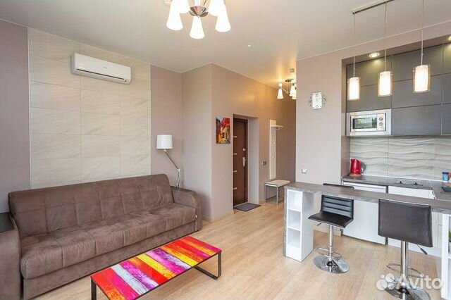

Квартира-студия, 34 м², 1 кровать