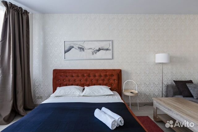 

Квартира-студия, 46 м², 2 кровати