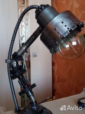 Лампа настольная, светильник в стиле лофт