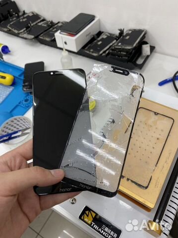 Переклейка стекла на Huawei Honor