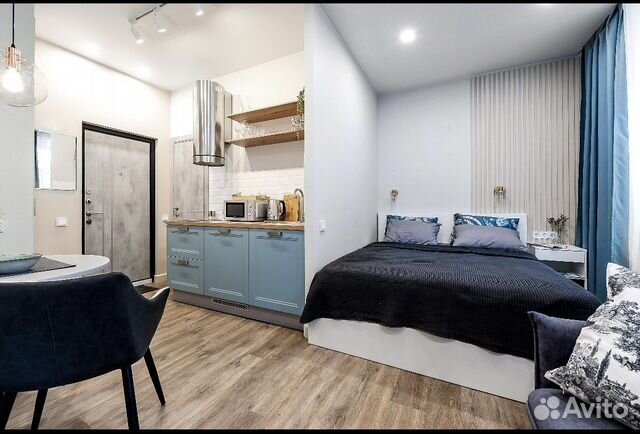 

Квартира-студия, 26 м², 2 кровати