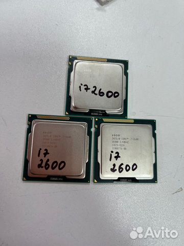 Процессор бу 1155 Core i7 2600 3.40 ghz