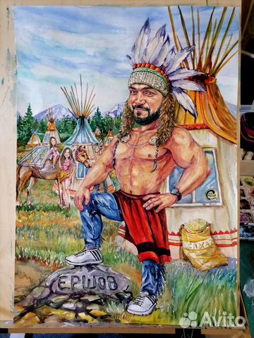 Портрет шарж по фото аватарка