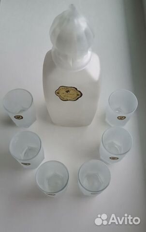 Подарочный набор из СССР матовое стекло