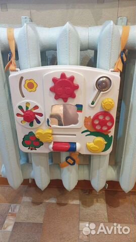 Развивающие игрушки от 6 мес, бизиборд