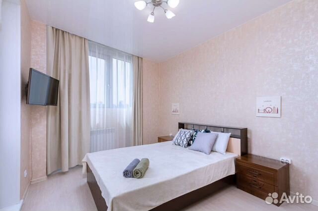 

1-к. квартира, 38 м², 2 кровати