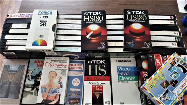Видеокассеты для VHR на русском и английском языке