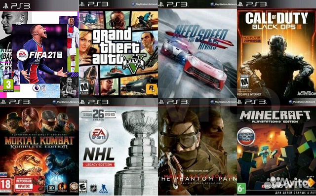 Sony PS3 прошита + 160 лучших игр