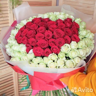 Букет 101 роза микс с доставкой