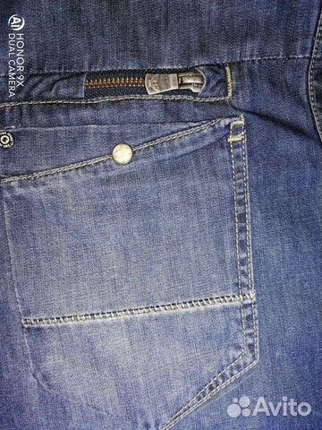 Рубашка мужская джинсовая PME legend xxxl