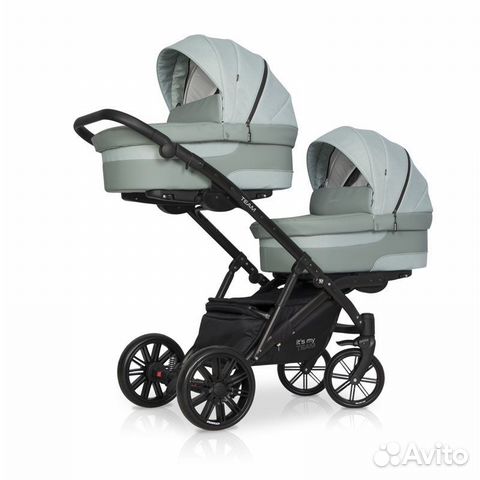 Коляска для двойни 2 в 1 Riko Team