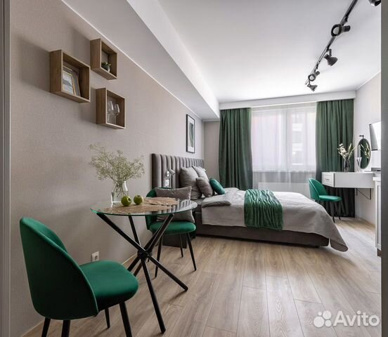 

Квартира-студия, 25 м², 1 кровать
