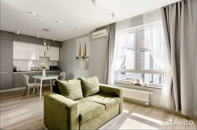 

Квартира-студия, 38 м², 3 кровати