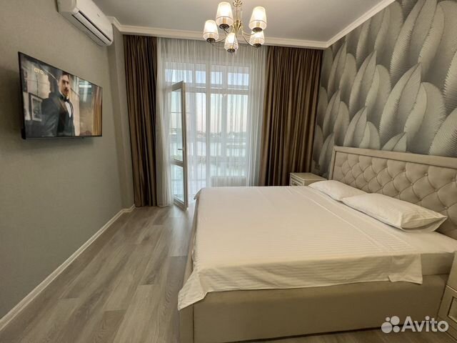 

1-к. квартира, 53,6 м², 2 кровати