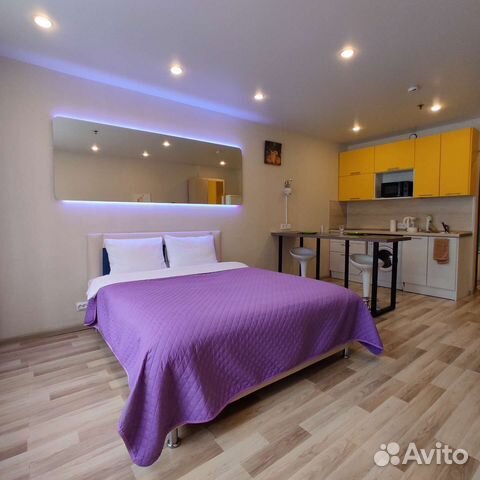 

Квартира-студия, 30 м², 1 кровать
