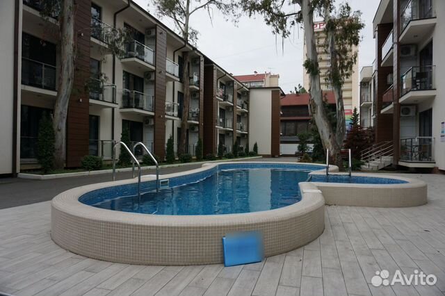 

Квартира-студия, 27 м², 2 кровати