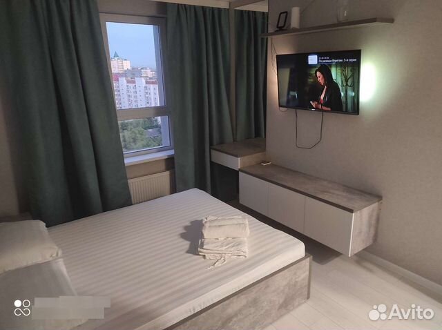

1-к. квартира в апарт-отеле, 37 м², 3 кровати
