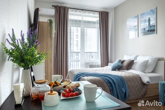 

Квартира-студия, 24 м², 2 кровати