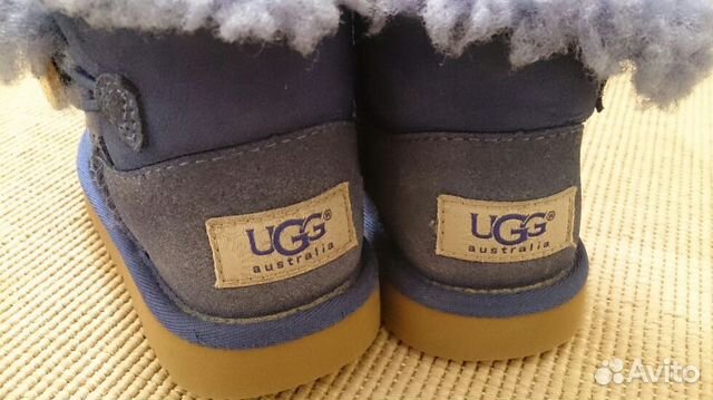 Ugg mini синие