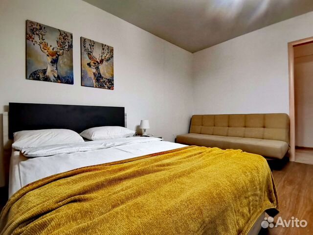 

1-к. квартира, 46 м², 2 кровати