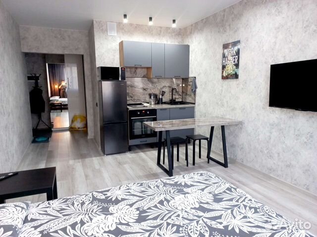 

Квартира-студия, 28 м², 1 кровать