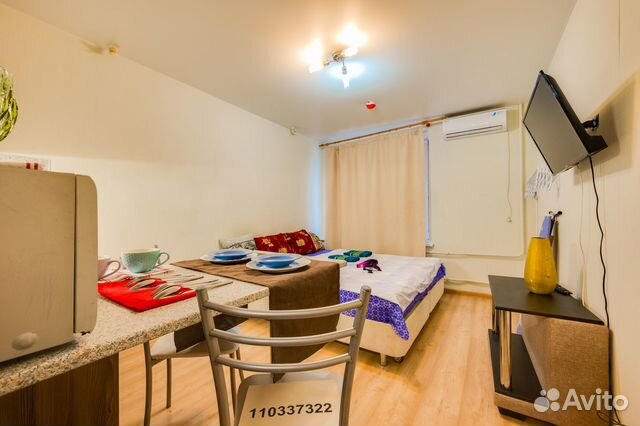 

Квартира-студия, 23 м², 1 кровать