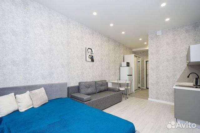 

Квартира-студия, 30 м², 2 кровати