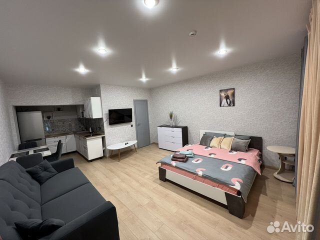 

Квартира-студия, 38 м², 2 кровати