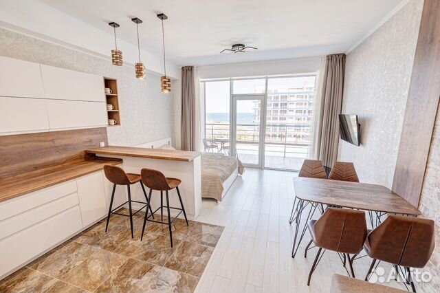 

Квартира-студия, 46 м², 2 кровати